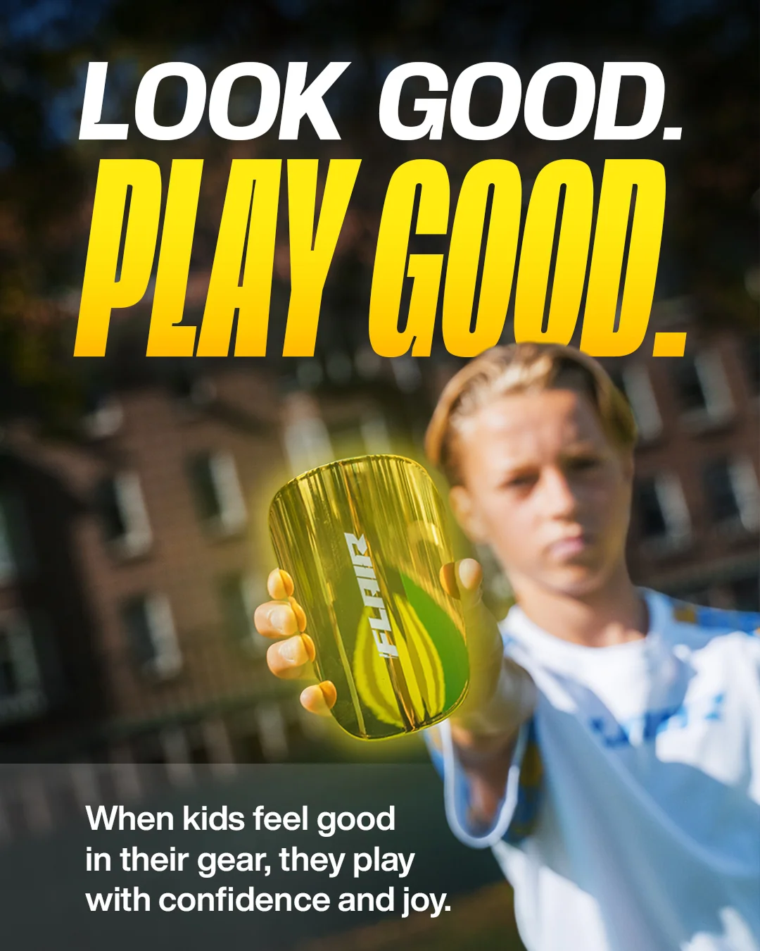 Kids Gold Shin pads - Image 3